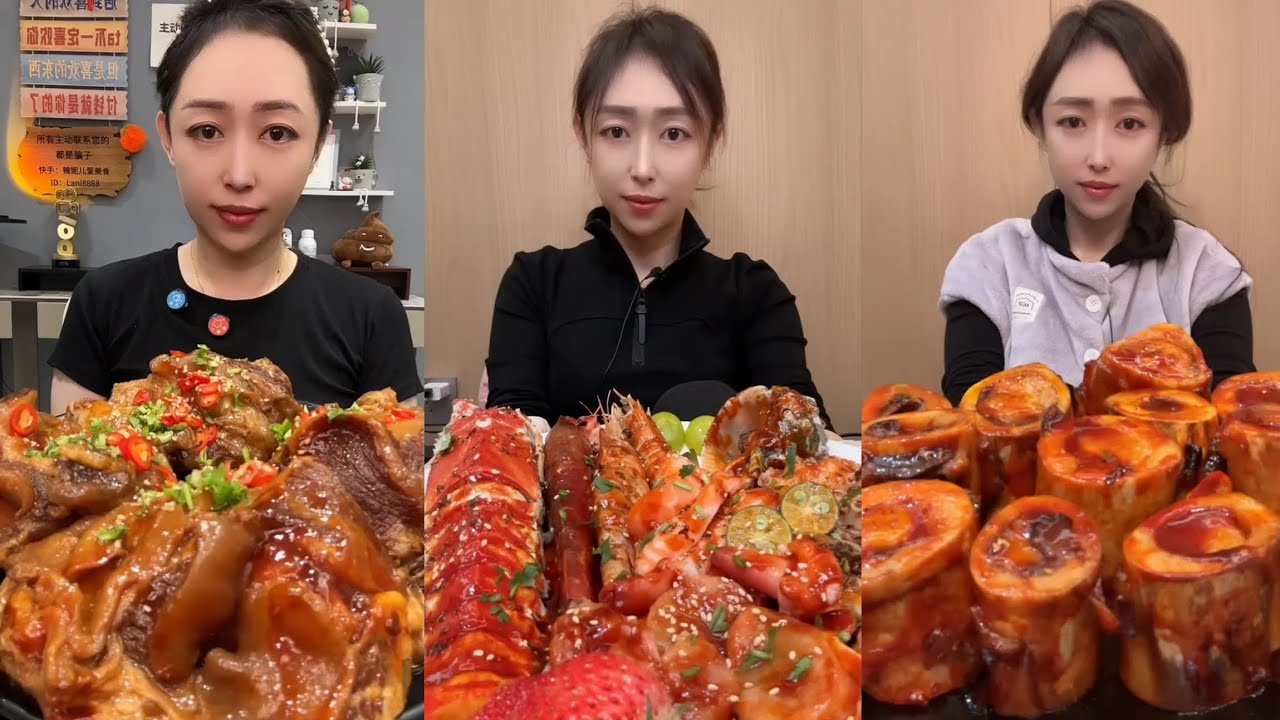 Mukbang #22 : Eat pig brain belly pork 🍖🍖, ,Noodles🍜🍜..#belly #mukbang #eatingshow #food 