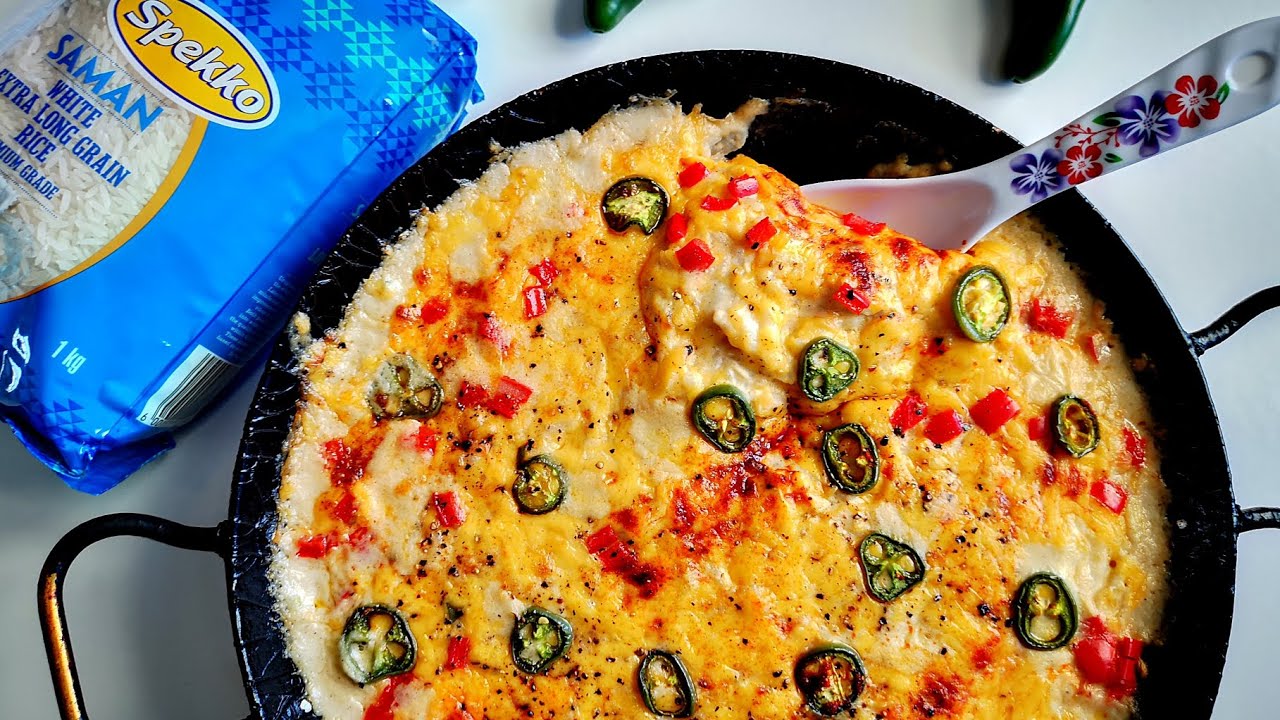 Chicken and Jalapeño Rice bake.