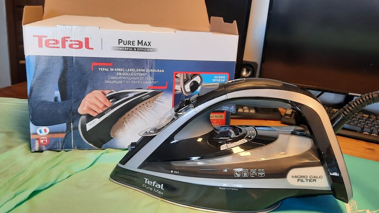 Tefal Pure Max FV9850 ütüyü deniyoruz #tefal  #tefalütü