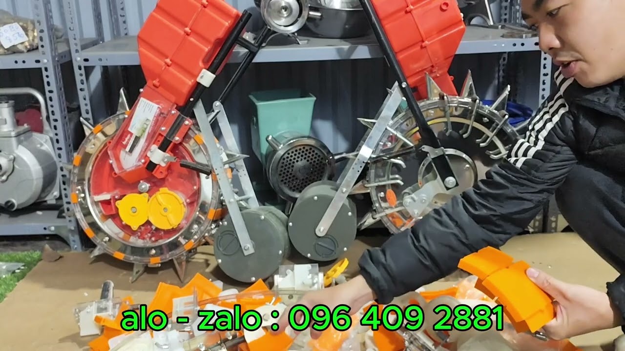 2 máy gieo hạt loại 12 mỏ và 16 mỏ tốt nhất hiện nay , tỉa hạt , tỉa bắp siêu đều