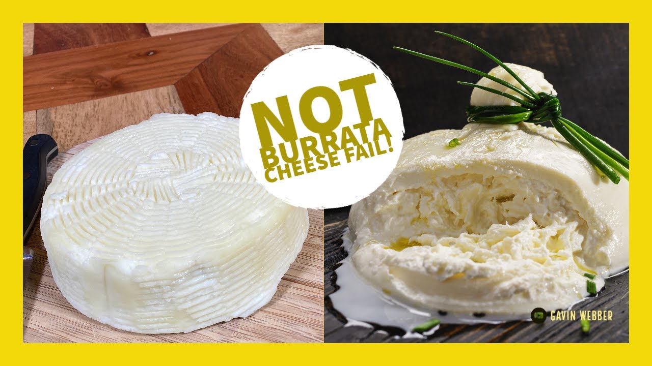 How Not to Make Burrata - Cheese Fail!