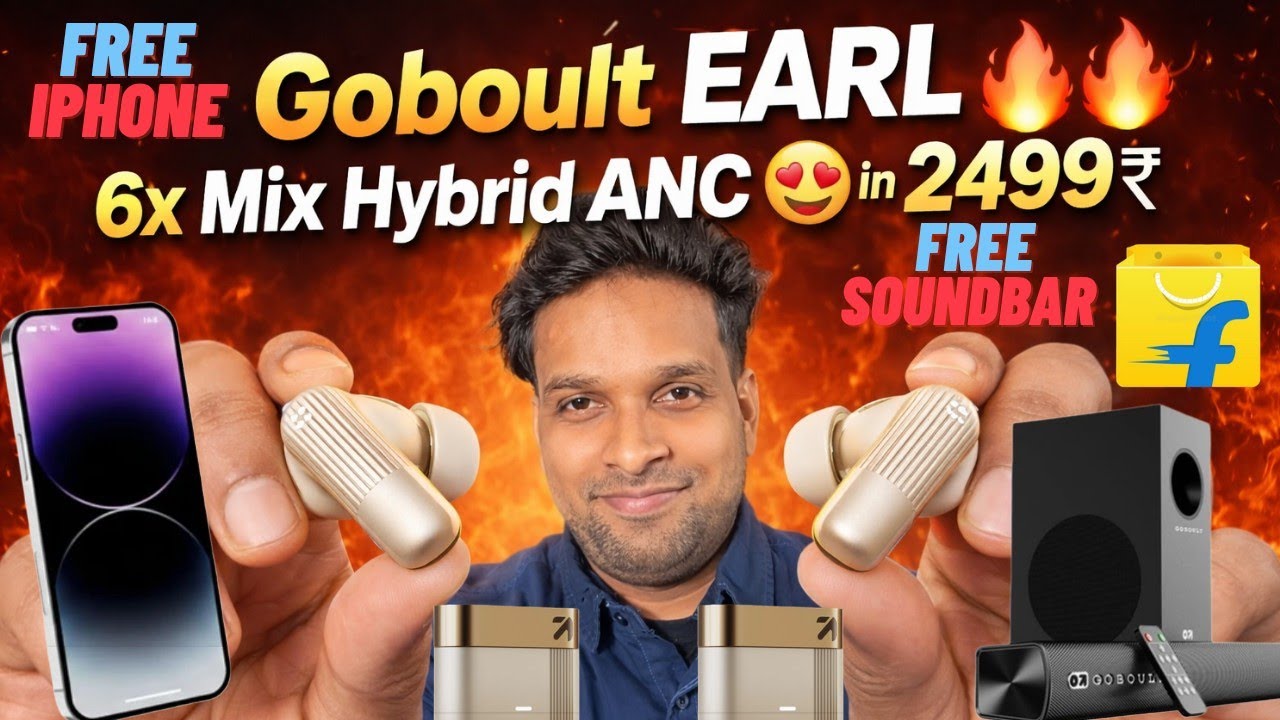 Goboult EARL 😯 New upcoming ANC buds from boult | Boult newlaunch | Win a iPhone 📱