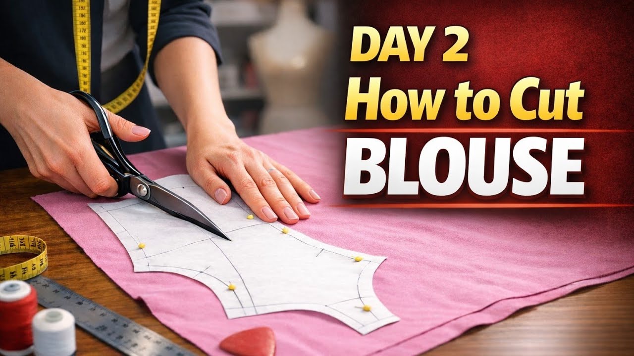 Class 2- How to cut Blouse Day 2 #tailoring #trending @SSMathuraCollections 