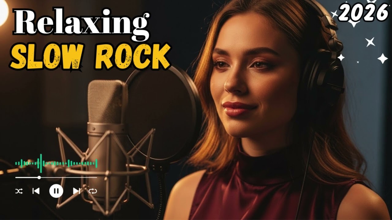Ultimate Relaxing Slow Rock Mix 2026 – Golden Guitar | Stress-Free Rock Sessions