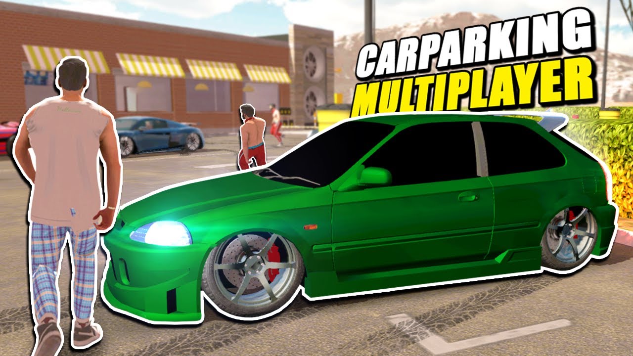 VIDA REAL no ANDROID, ENCONTRO de CARROS e  RACHAS ILEGAIS ! Car Parking Multiplayer
