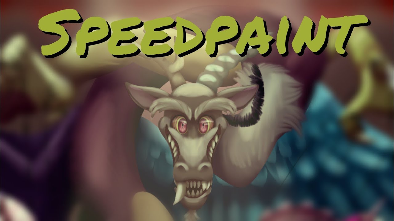 [13+] Discord's Puppet Show (Mlp Speedpaint)