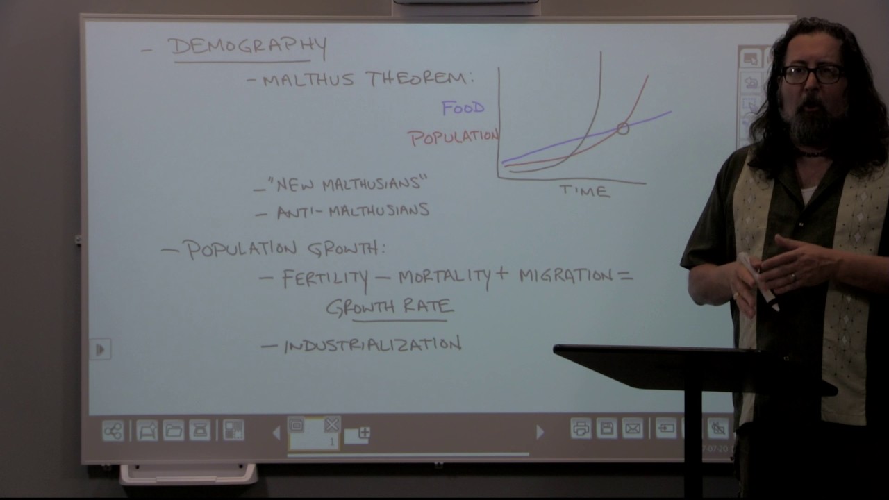 Module 12, Lecture 1: Population and Demography