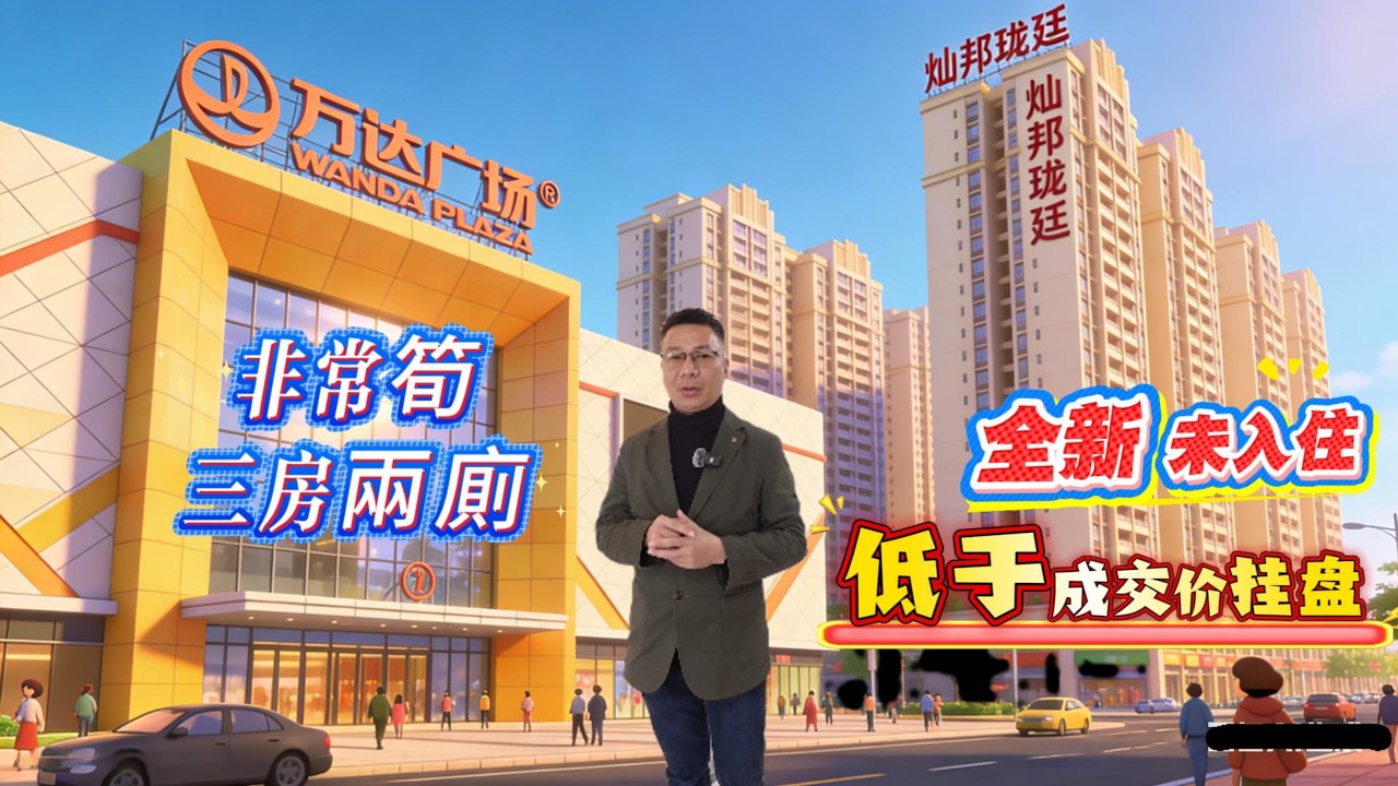 【燦邦瓏廷】低于成交價掛盤 ▏非常筍《三房兩廳兩廁》 ▏全新未入住 ▏面積：1097呎 總價：79萬 ▏#惠州筍盤 #新一代搵樓平台 #大亞灣房產 #home #惠州退休生活 #惠州樓價 #惠州樓盤