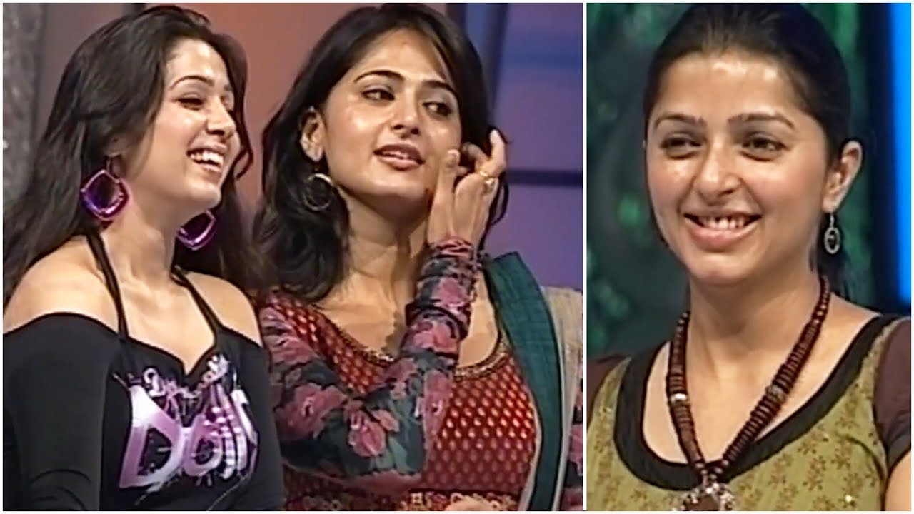 Anushka, Charmy, Priyamani & Bhumika Chawla Having Ultimate Fun At Tollywood Trophy Curtain Raiser