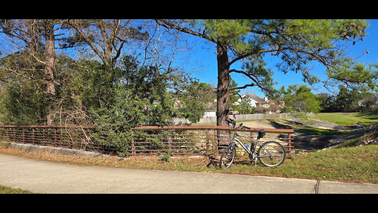 Episode #30 - 33 Min Bike Ride - Sterling Ridge and Indian Springs - Bike Trails The Woodlands TX