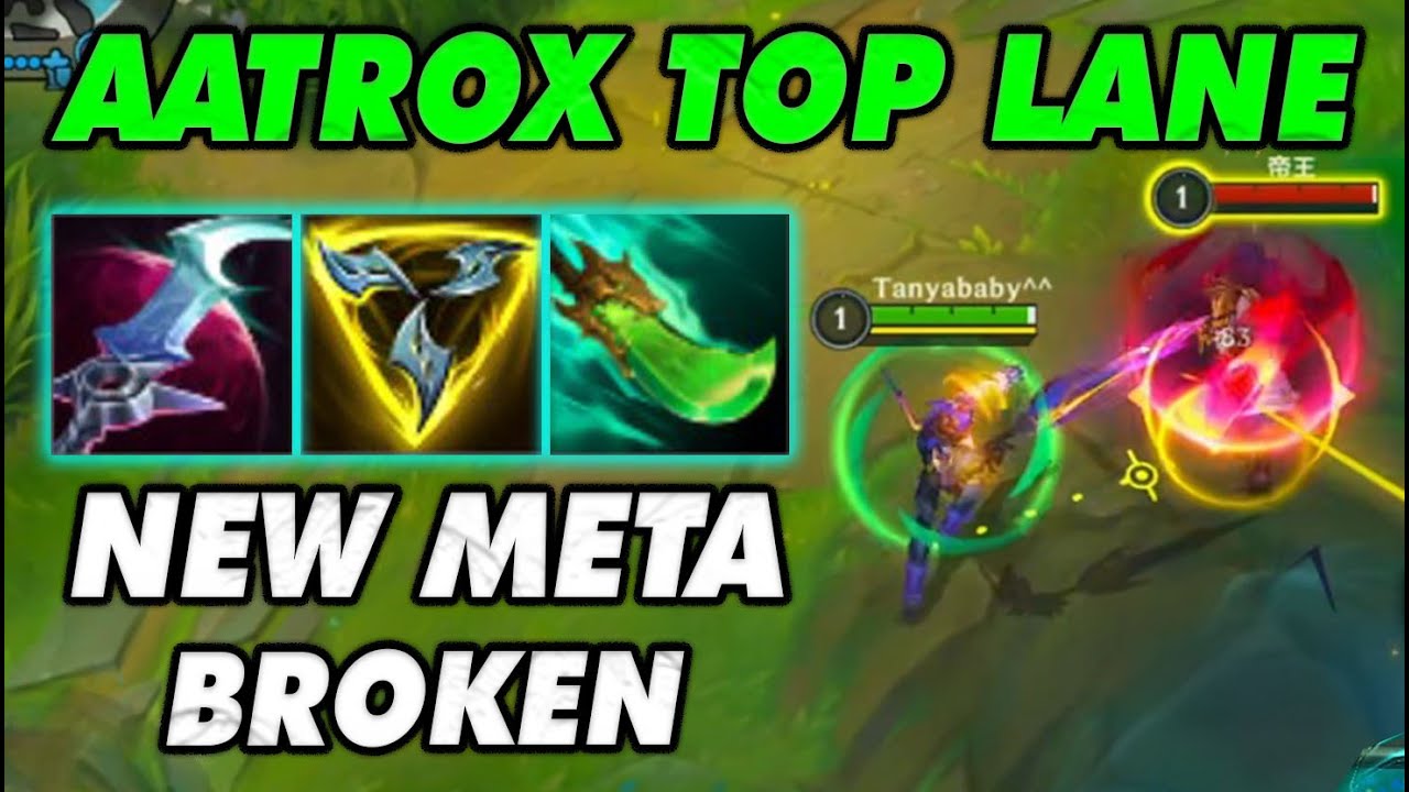 NEW Aatrox Build is TOO BROKEN! Dominates Top Lane | Wild Rift China - 6 Gameplay High ELO