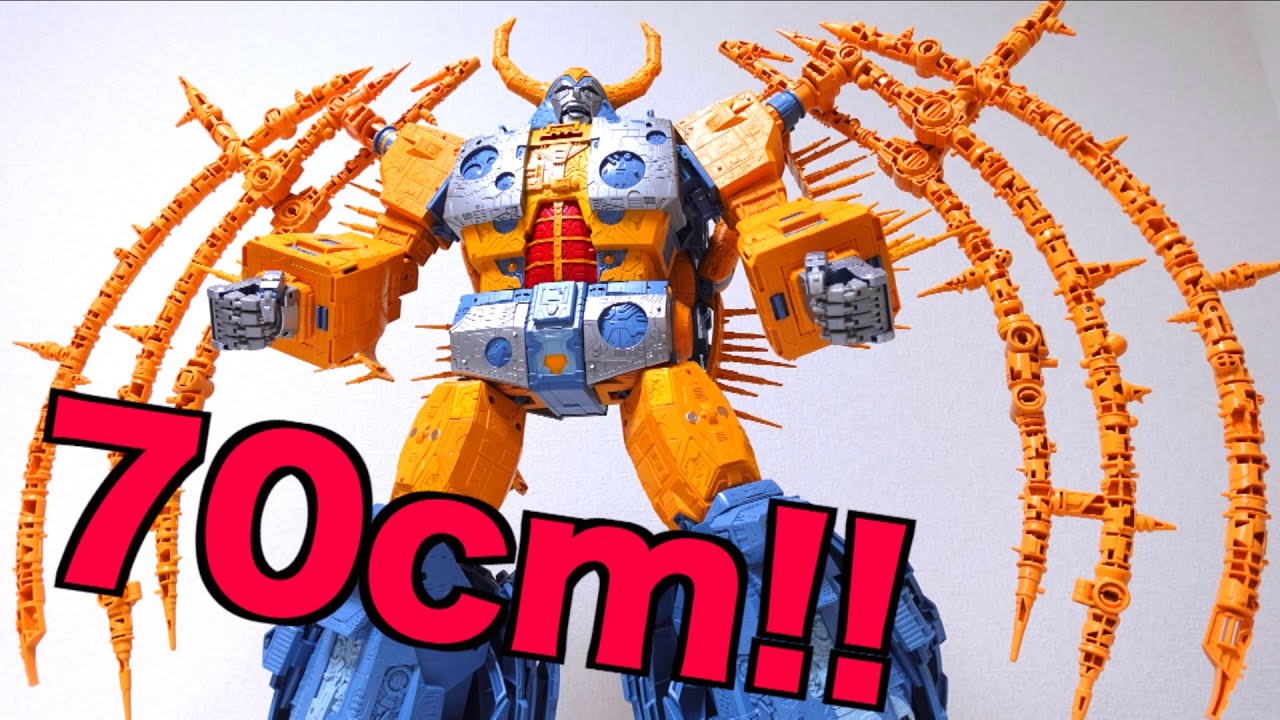 【史上最大級TF！】変形解説！超デカい！ユニクロンが届いた笑！！！ヲタファのトランスフォーマーレビュー Part.2 / HasLab Transformers Unicron Part.2