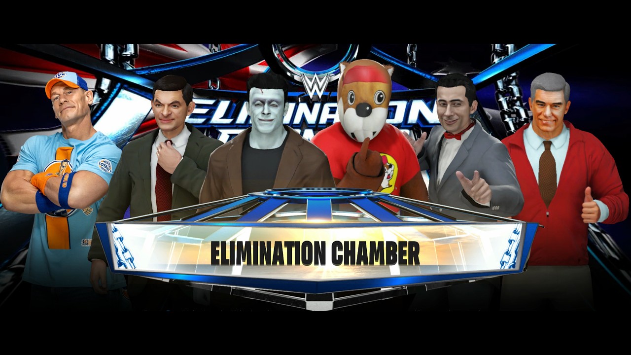 John Cena vs Mr Bean vs Herman vs Buc ee vs Pee Wee vs Mr Rogers   Goodfellas   Elimination Chamber
