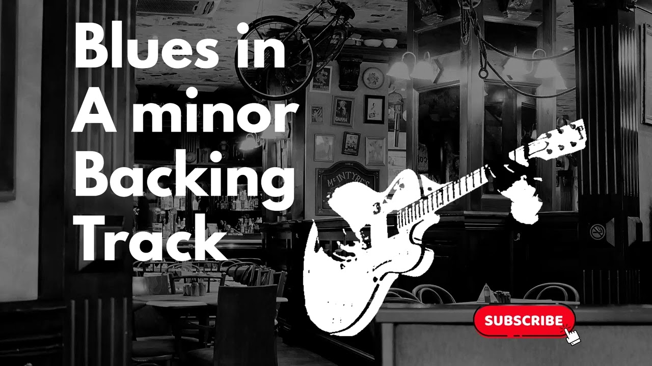 Blues Backing Track #1 | Am | Guitar | 100 BPM