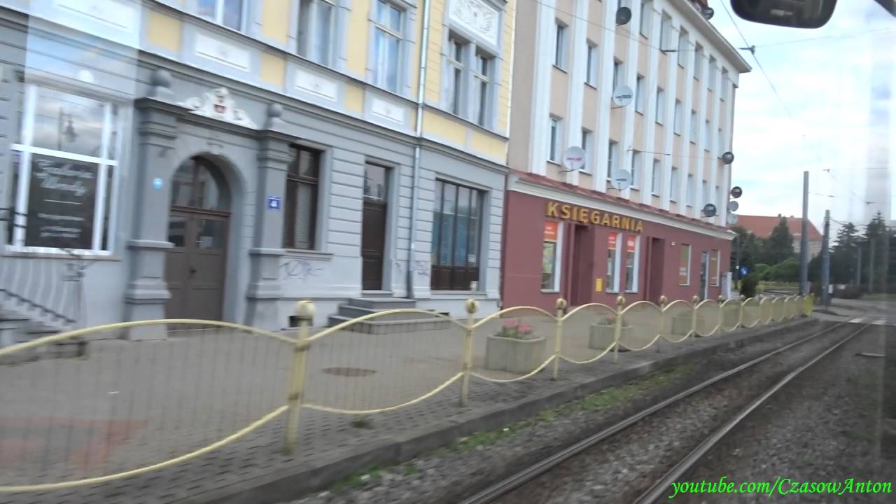 Трамваи в Эльблонге, маршрут 4 / Tramwaje w Elblągu, linia 4