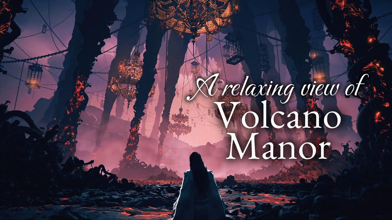 Elden Ring - Volcano Manor | Blasphemous Sanctum Ambience & Music (2H)