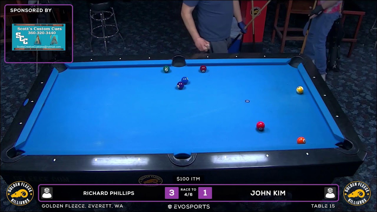 RICHARD PHILLIPS  vs JOHN KIM - GOLDEN FLEECE - TABLE 15 | EvoSports