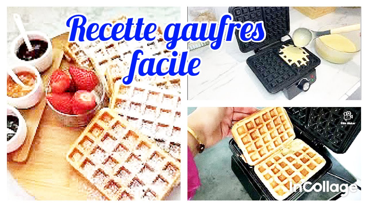 recette gaufre facile avec l'appareil de chez Action 🤩