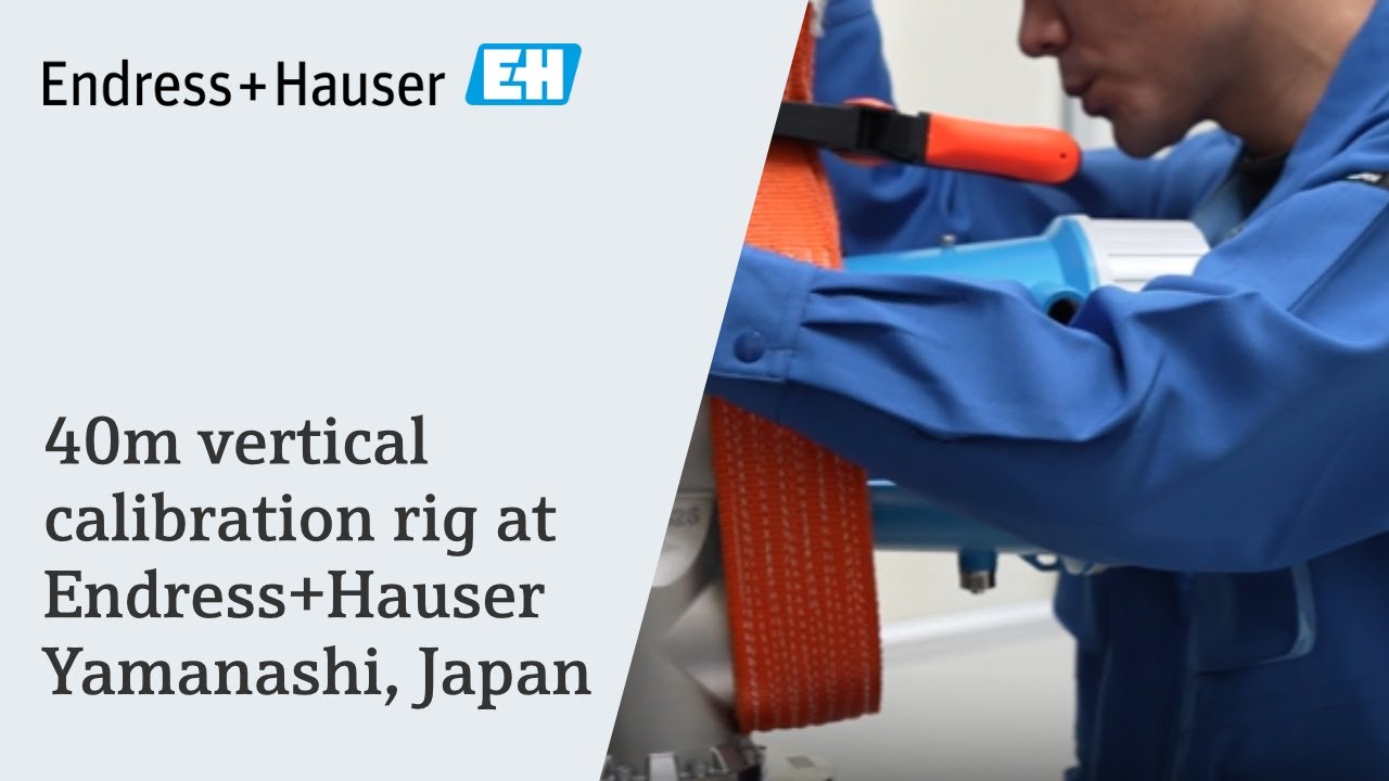 40m vertical calibration rig | Endress+Hauser Yamanashi, Japan