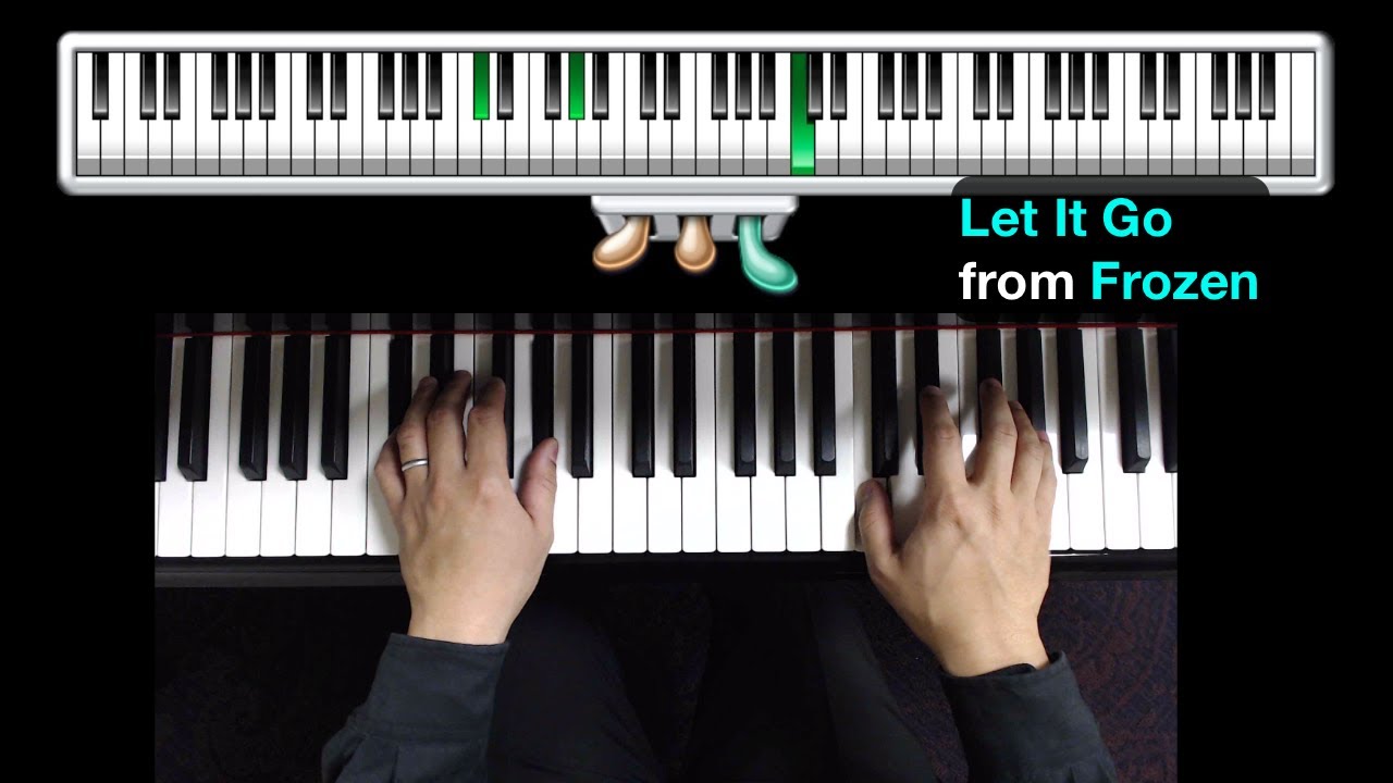 How to play Let It Go from Frozen on piano