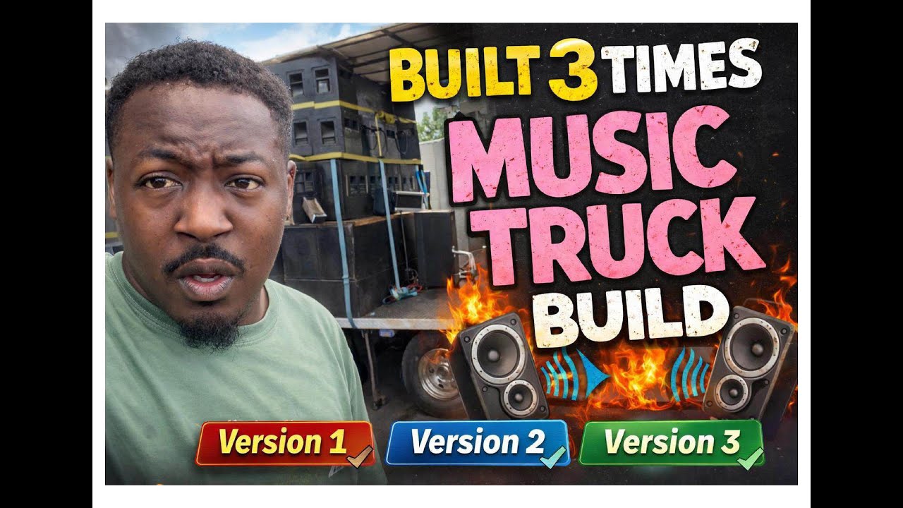 Building a Music Truck… 3 Times to Get It Right 🔊🚚0120