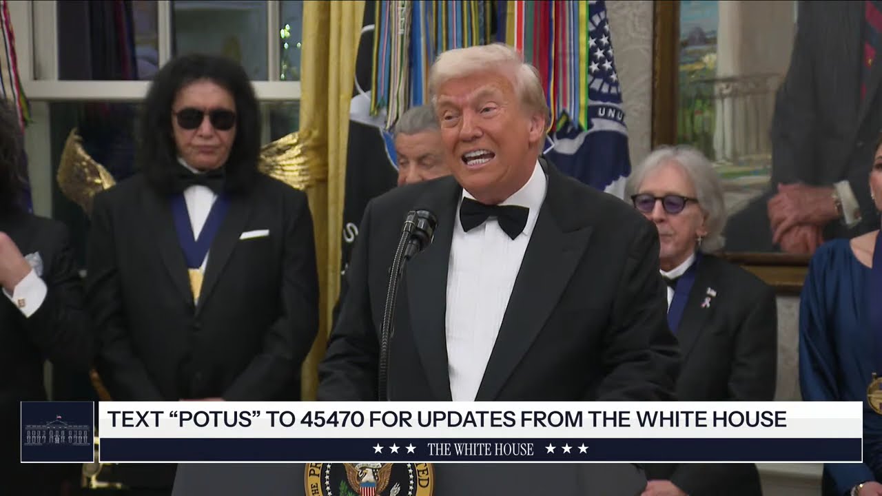 President Trump Participates in a Kennedy Center Honors Medal Presentation