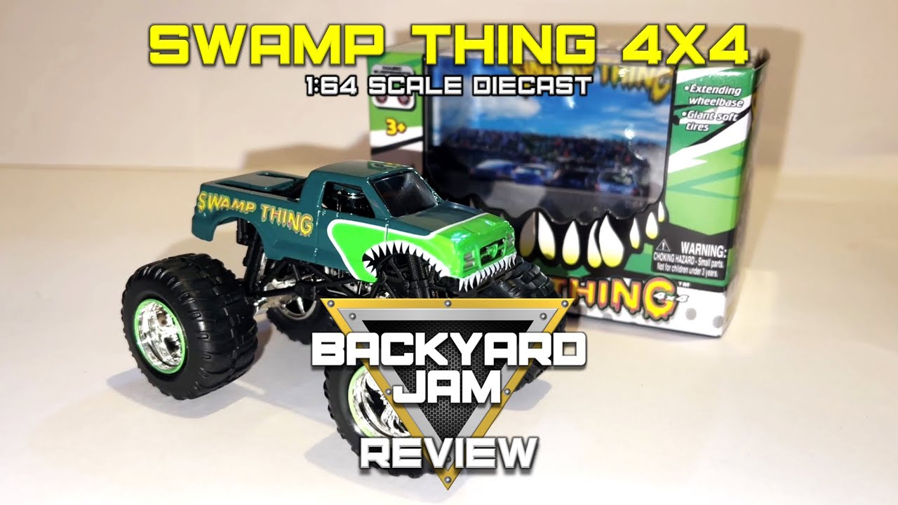 Swamp Thing 4x4 1:64 Scale Diecast Review | Backyard Jam