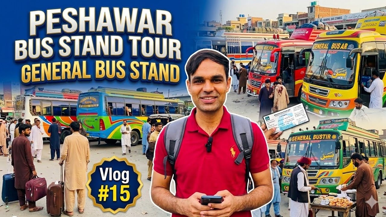 Peshawar Bus Astand  KPk ||Makhan Ram jaipal vlogs 
