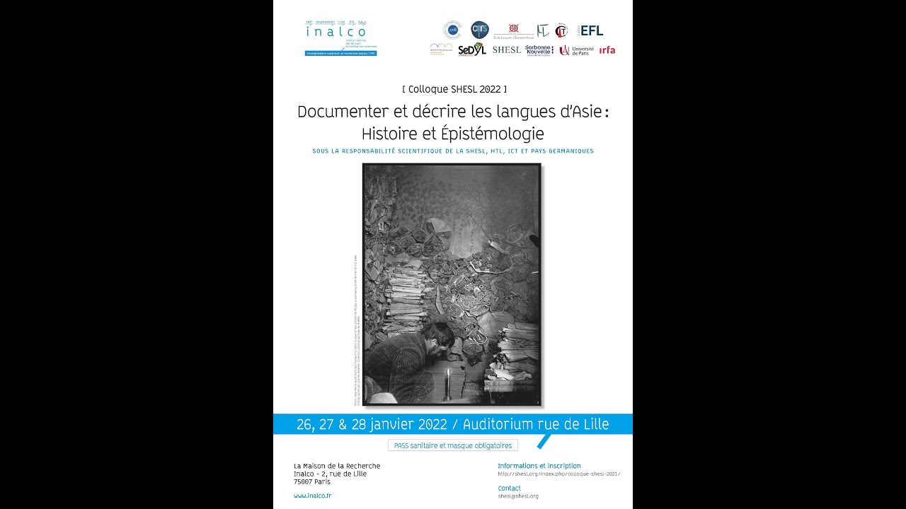 Arlo Griffiths - The challenges of describing a language on the basis of an epigraphic corpus