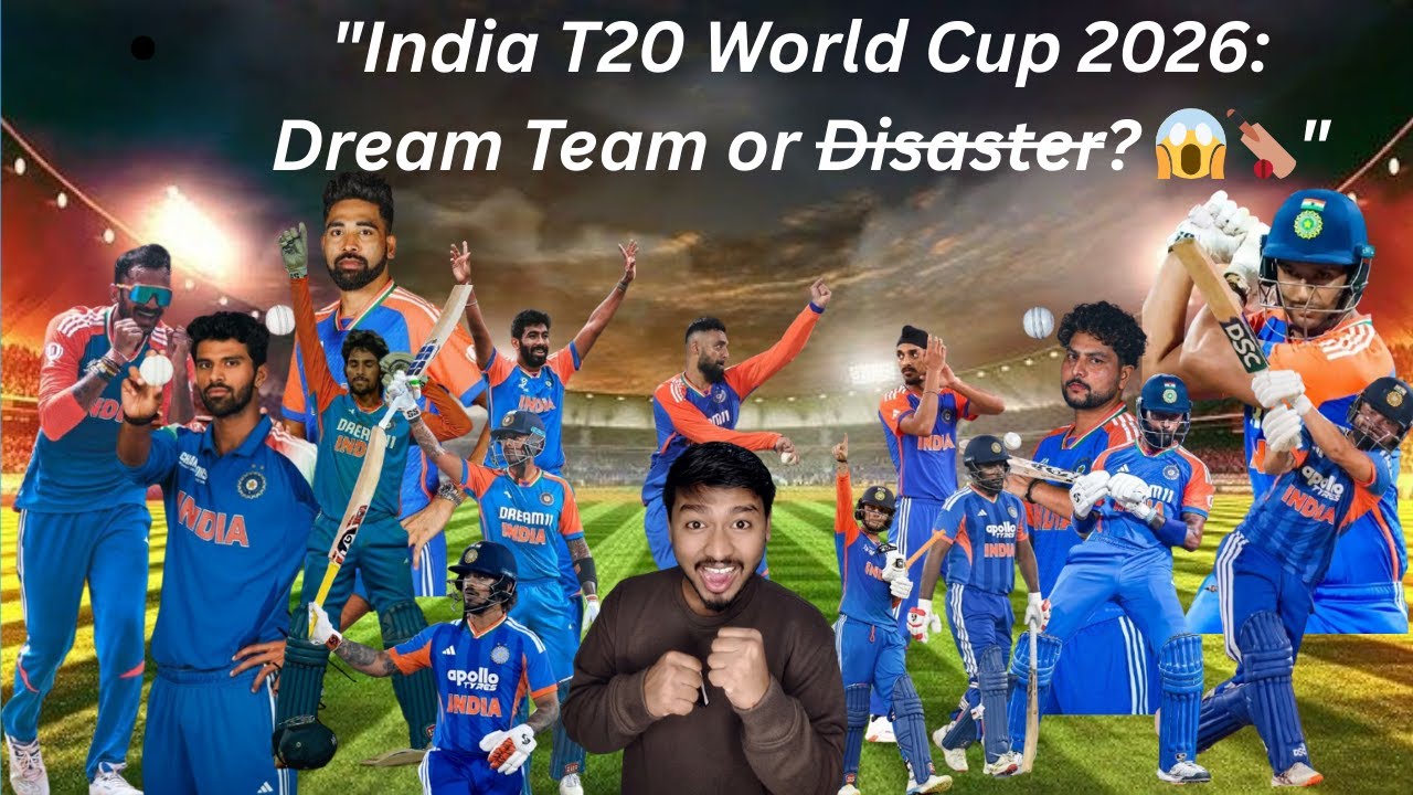 India T20 World Cup 2026: Dream Team or Disaster?😱🏏| Full Team India Squad Review!#viral #viralvideo