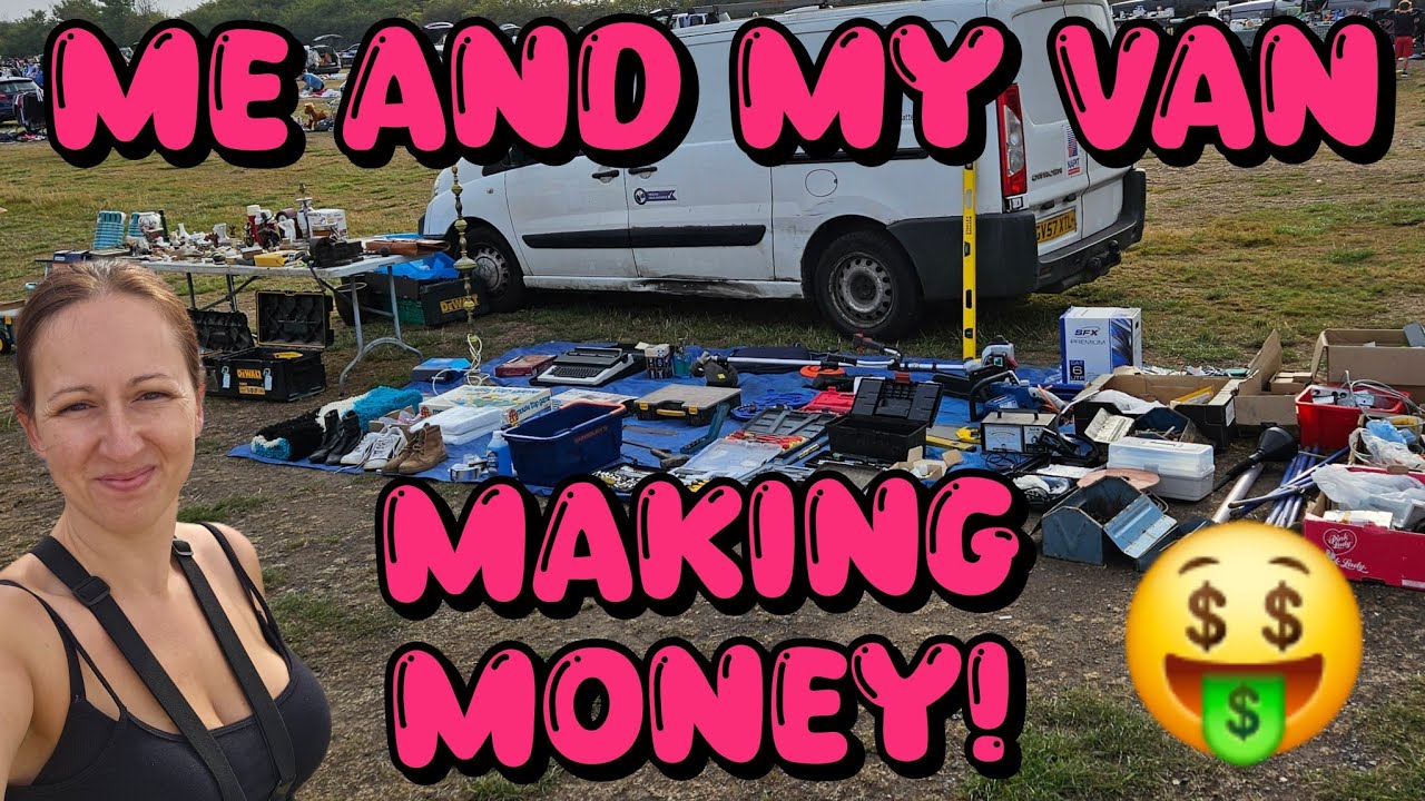 Making money at the CAR BOOT SALE! Flea market UK POV