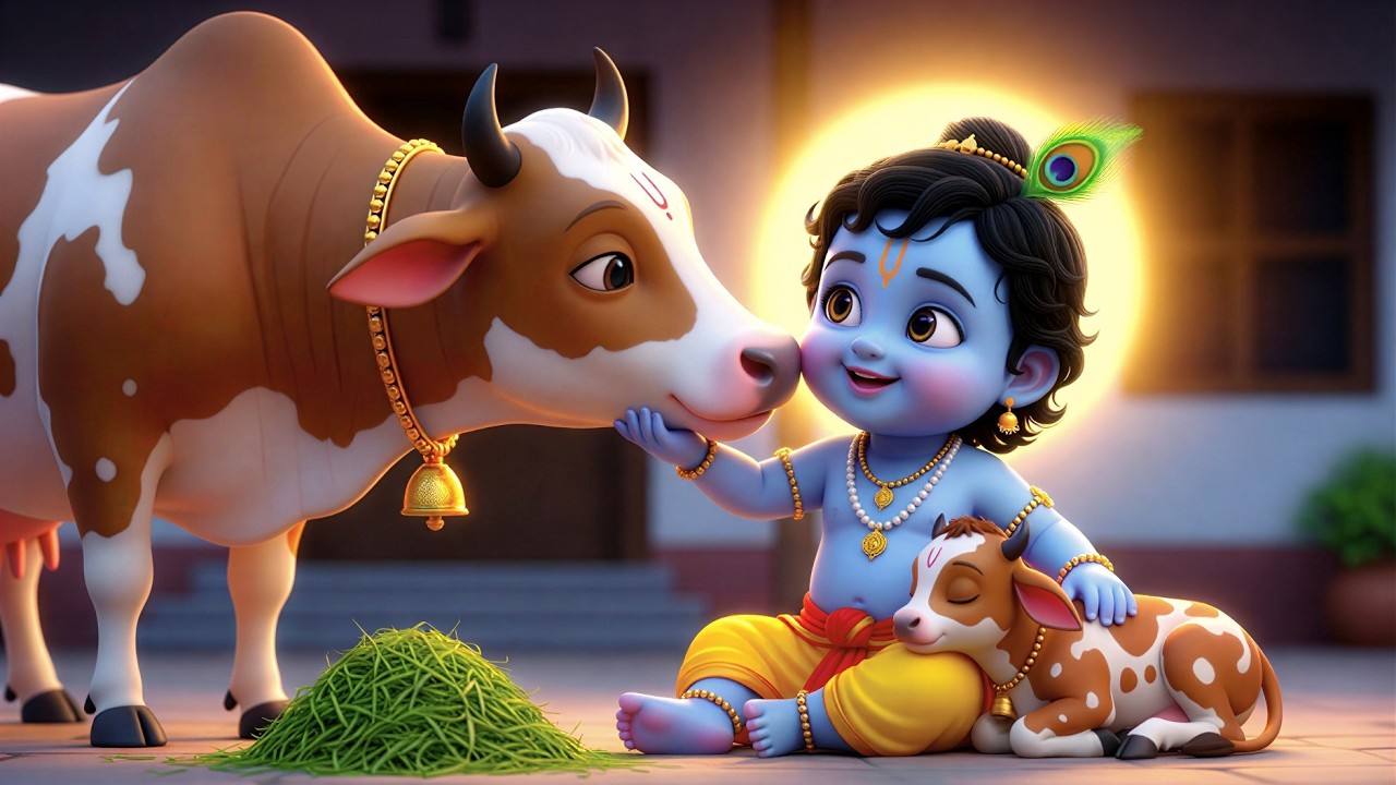 छोटी छोटी गैया छोटे छोटे ग्वाल। Choti Choti Gaiya Chote Chote Gwal। #kanha #krishna #krishnabhajan