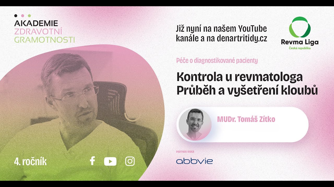 Návštěva u revmatologa - průběh a vyšetření kloubů
