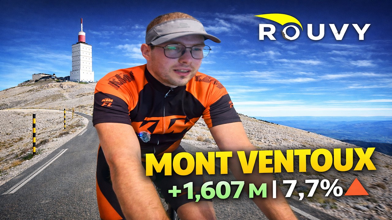 Le Mont Ventoux 🏔️ Le D&eacute;fi de mon 1er Col avec Rouvy !
