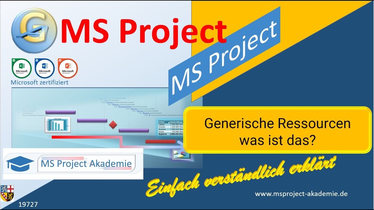 Generische Ressourcen? Was ist das? | #MSProject #tips 19727 | #howto #tutorial #project #Ganster