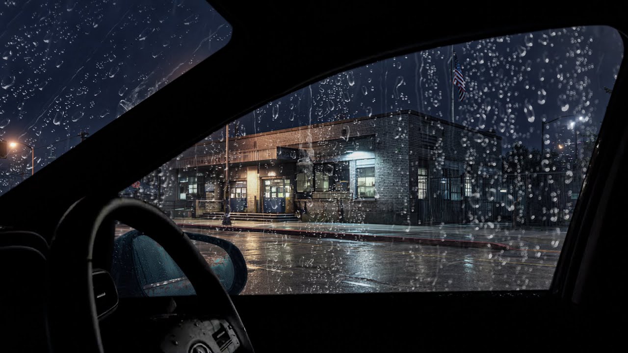 The Perfect Escape with Heavy Rain and Thunder in a Car - Deep Sleep and Relaxation Audio