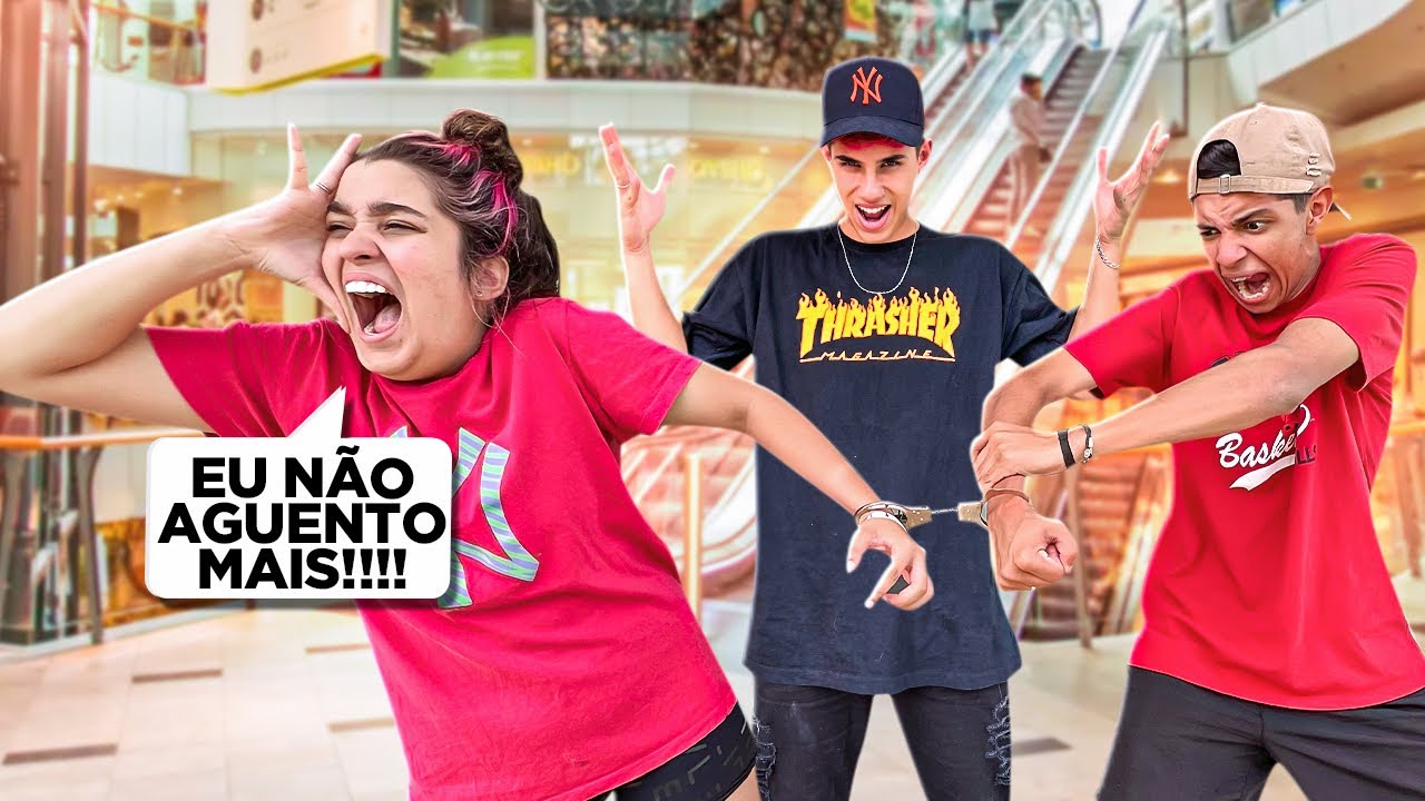 FIQUEI ALGEMADA COM MEU NAMORADO POR 24 HORAS *passei mal