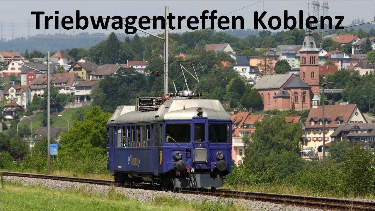 Triebwagentreffen 125 Jahre Koblenz -Stein-Säckingen am 01.08.2017