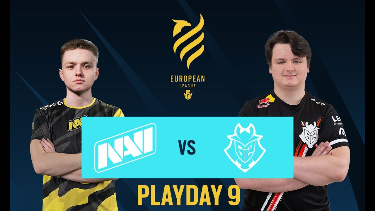 NATUS VINCERE vs G2 ESPORTS // Rainbow Six European league 2021 - Stage 1 - Playday #9