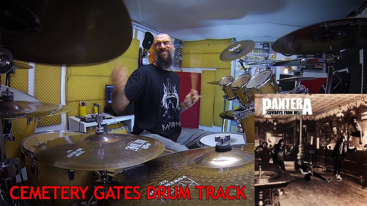 Pantera - Cemetery Gates DRUM TRACK by EDO SALA