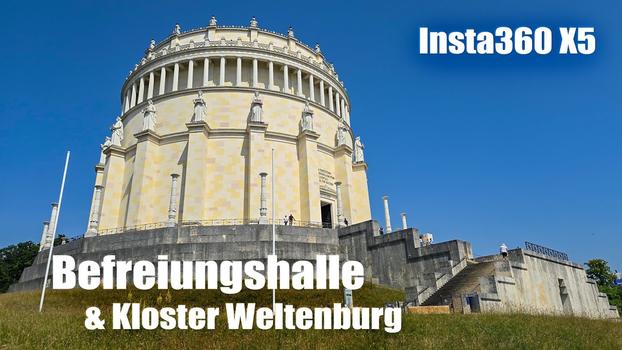 Befreiungshalle Kelheim in 360 Grad & Kloster Weltenburg - Insta360 X5