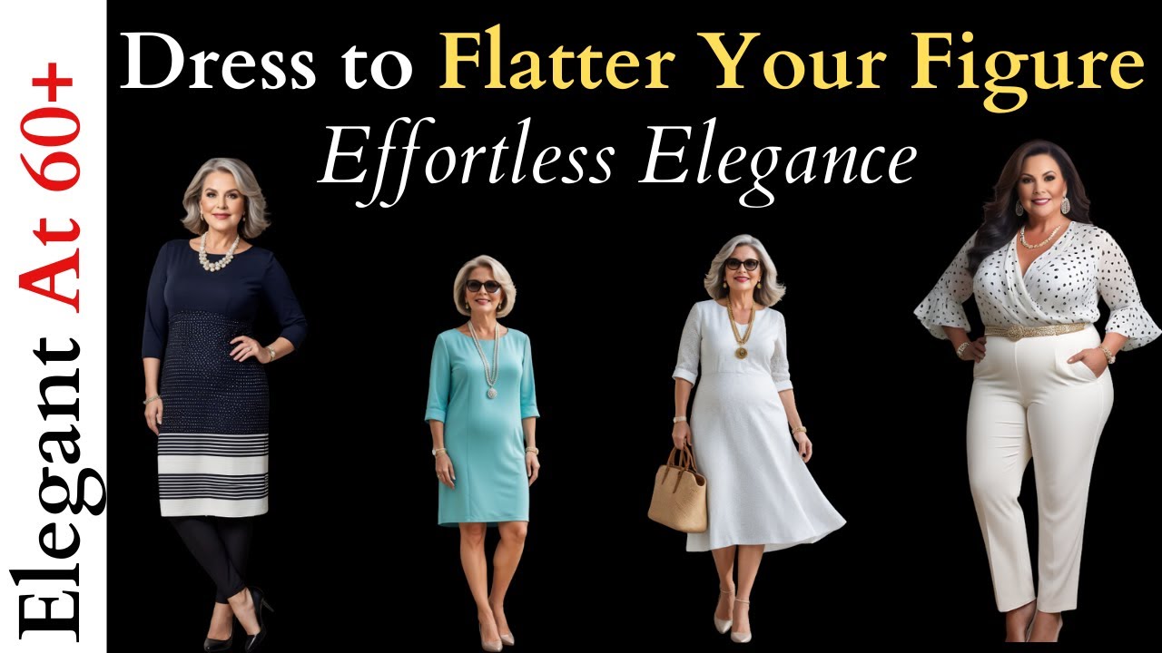 How To Dress Your Body Type with Confidence For Mature Women! Over 50 Elegance!