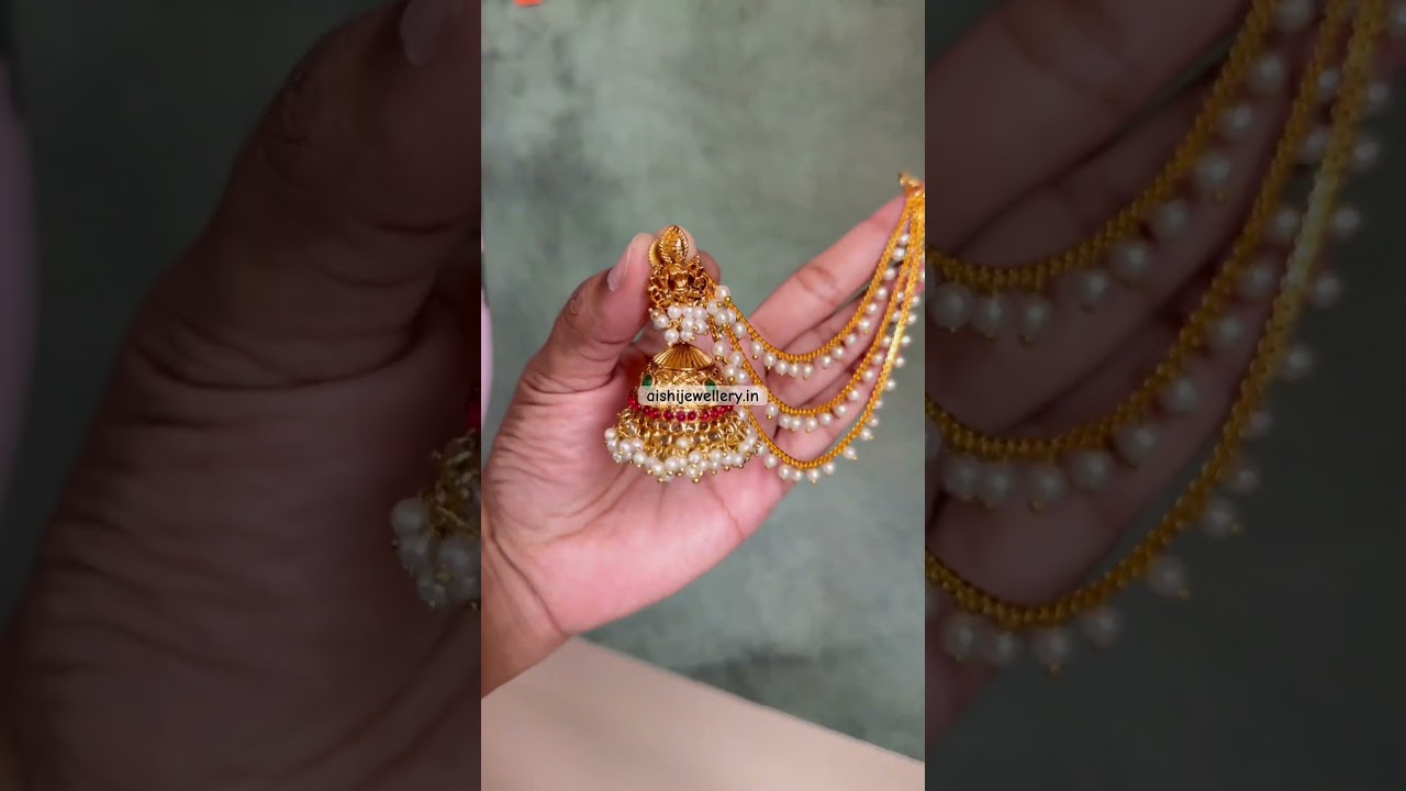 Jhumka with Earchain | WA :8124229558 