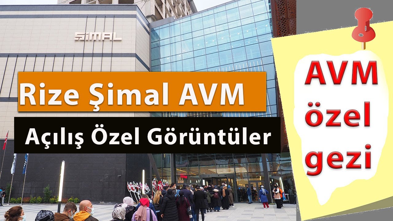 Rize Şimal AVM a&ccedil;ılış ve mağaza turu. Hangi mağazalar var...
