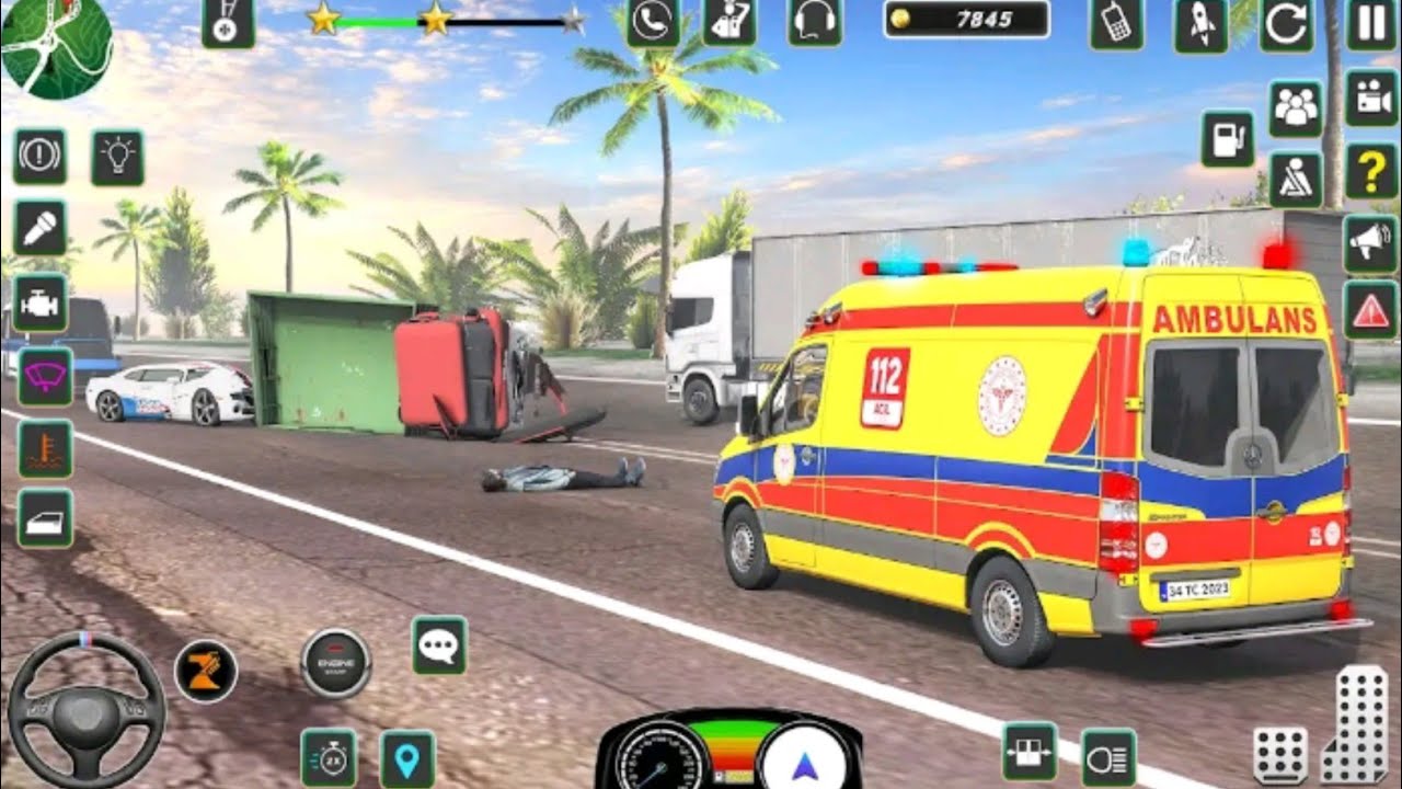 Emergency Ambulance Driving Android Gameplay..