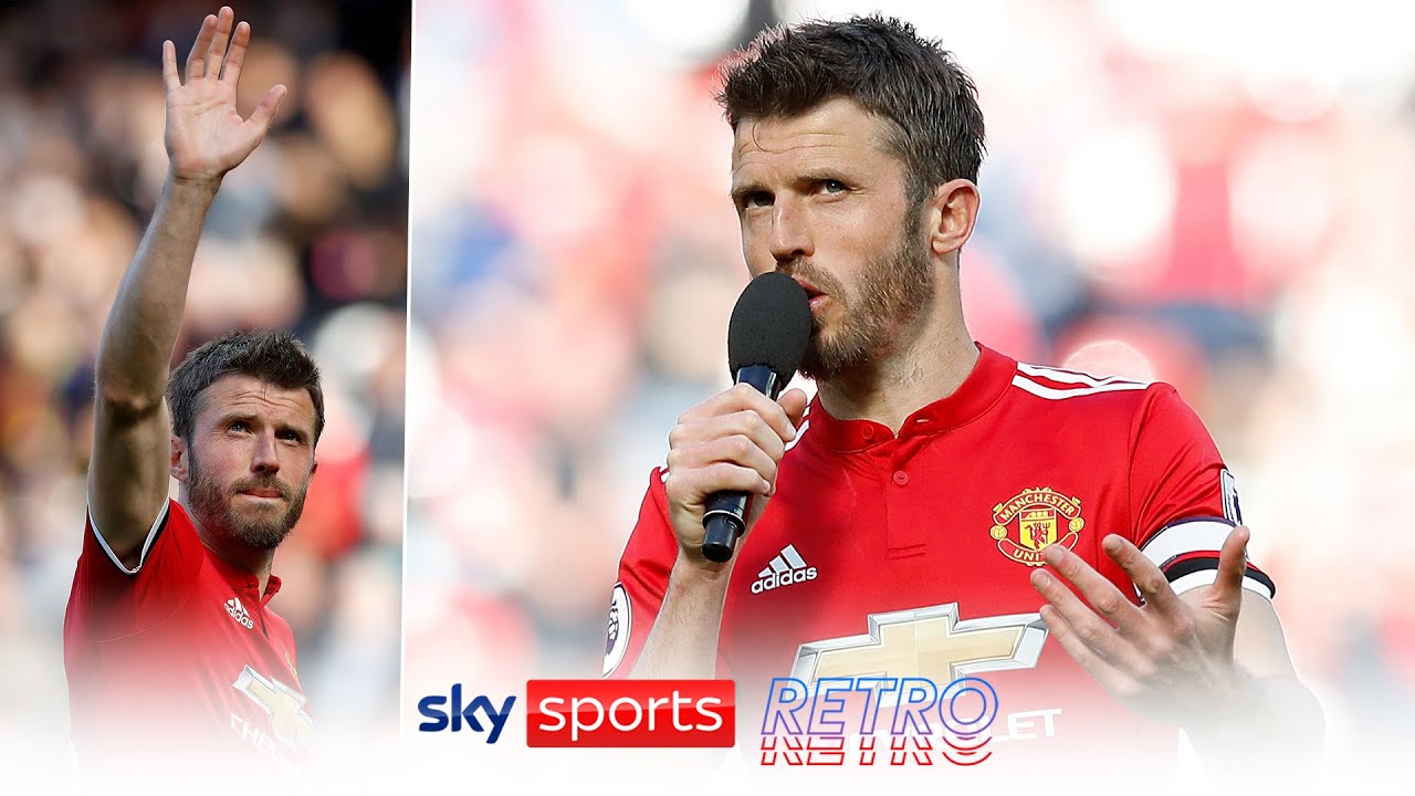 Michael Carrick gives emotional farewell to Old Trafford following his last home game at Man Utd