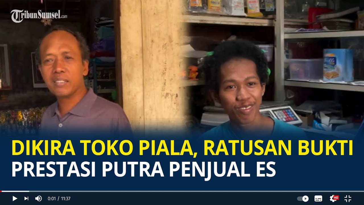 Dikira Toko Piala, Ratusan Bukti Prestasi Putra Penjual Es di Ponorogo, Raih Beasiswa di ITB