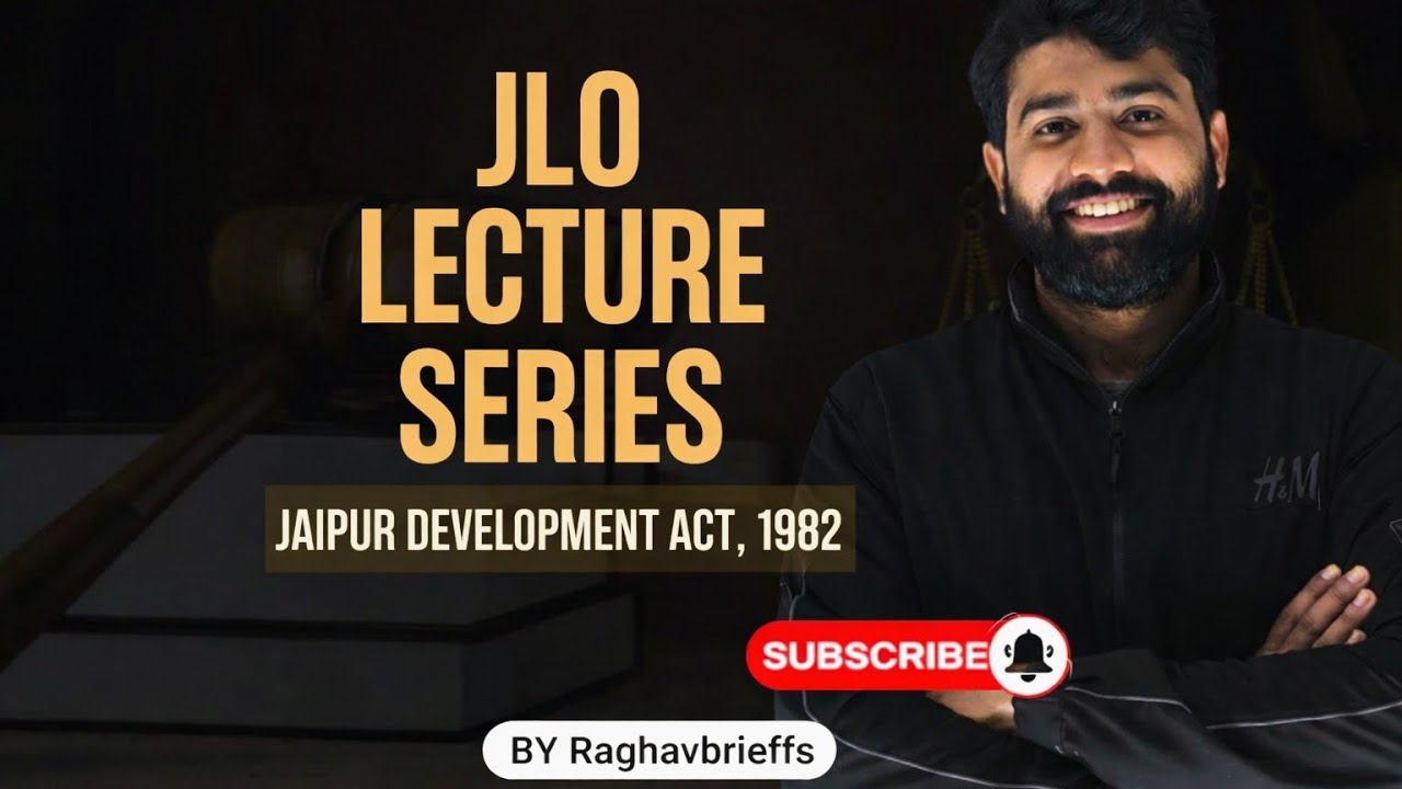 Lecture-9|JLO|Jaipur Development Authority Act1982|JDA1982|chapter-VI|Acquisition & Disposal of land
