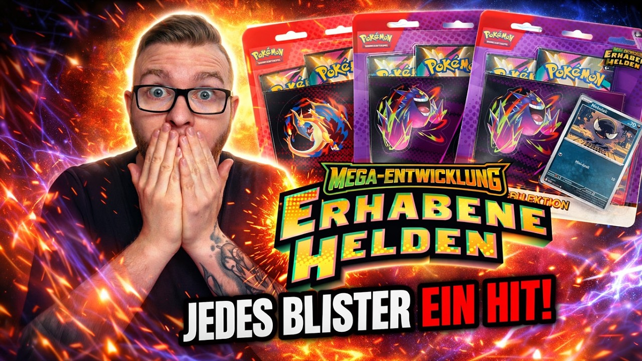 😱 JEDER Blister ein Hit?! 🔥 Pokémon Erhabene Helden Opening