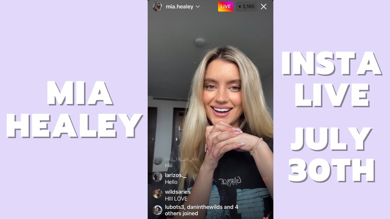Mia Healey | The Wilds | Instagram Live - July 30, 2022